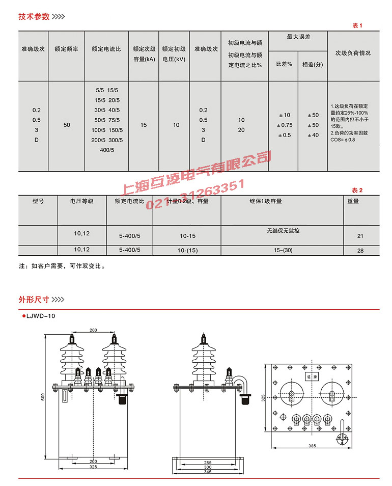 參數外形圖